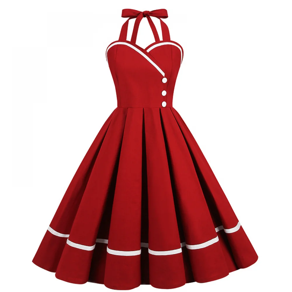 Vintage Fashion Dresses - Cadılar bayramı 50'li 60'lı 80'li Retro
