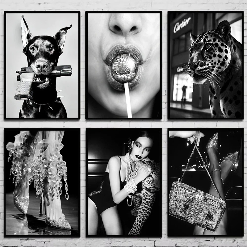 Vintage Fashion Photography - Siyah ve Beyaz Moda Vintage Fotoğraf