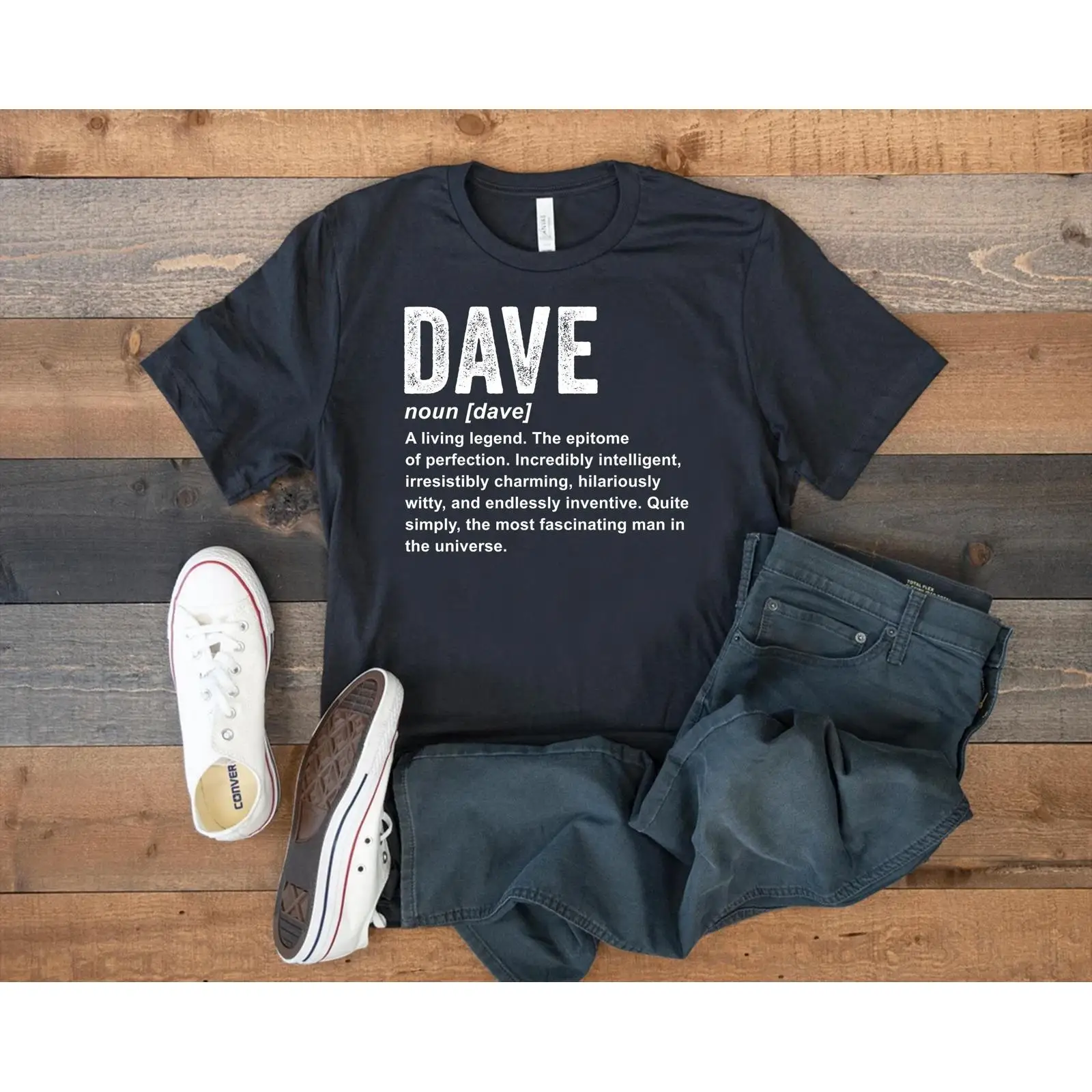 Vintage Fashion Definition - Dave Definition Tişört Komik İsim Özel