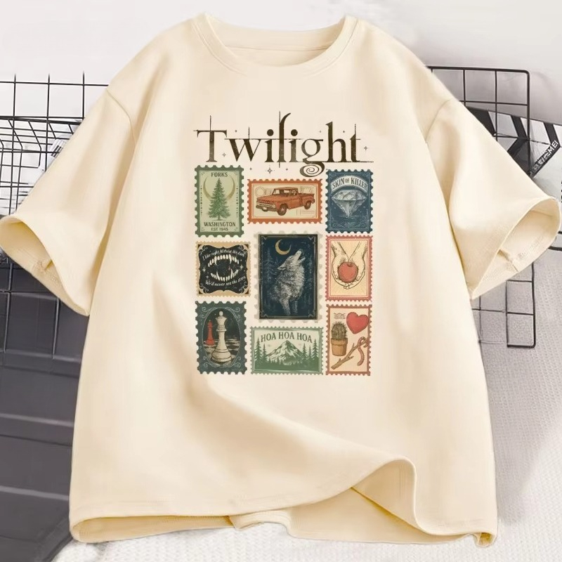 Vintage Fashion Books - Vintage Twilight Forks T-shirt Kitap Sevgilisi