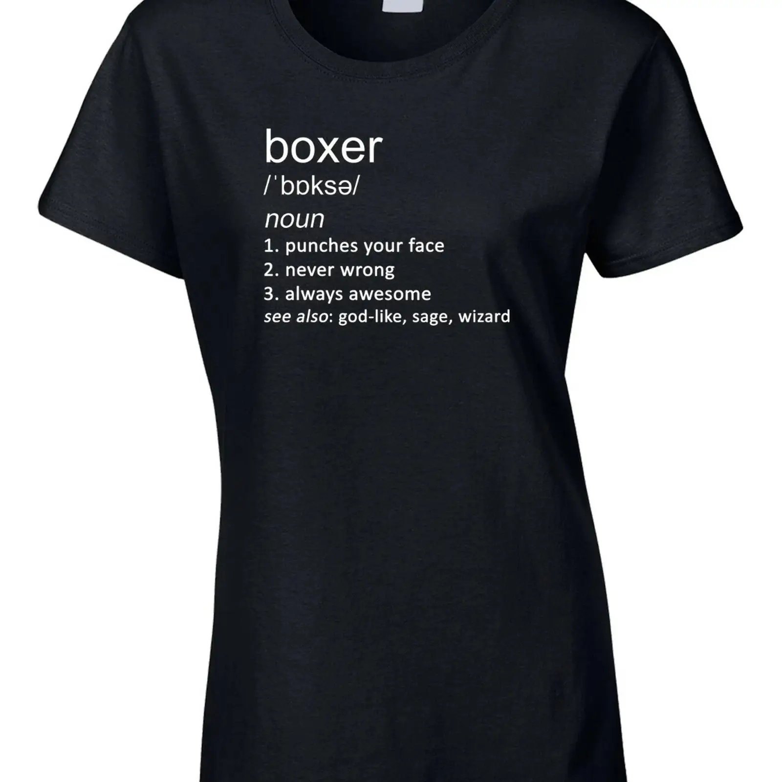 Vintage Fashion Definition - Boxer Damen Frauen T Shirt Komik