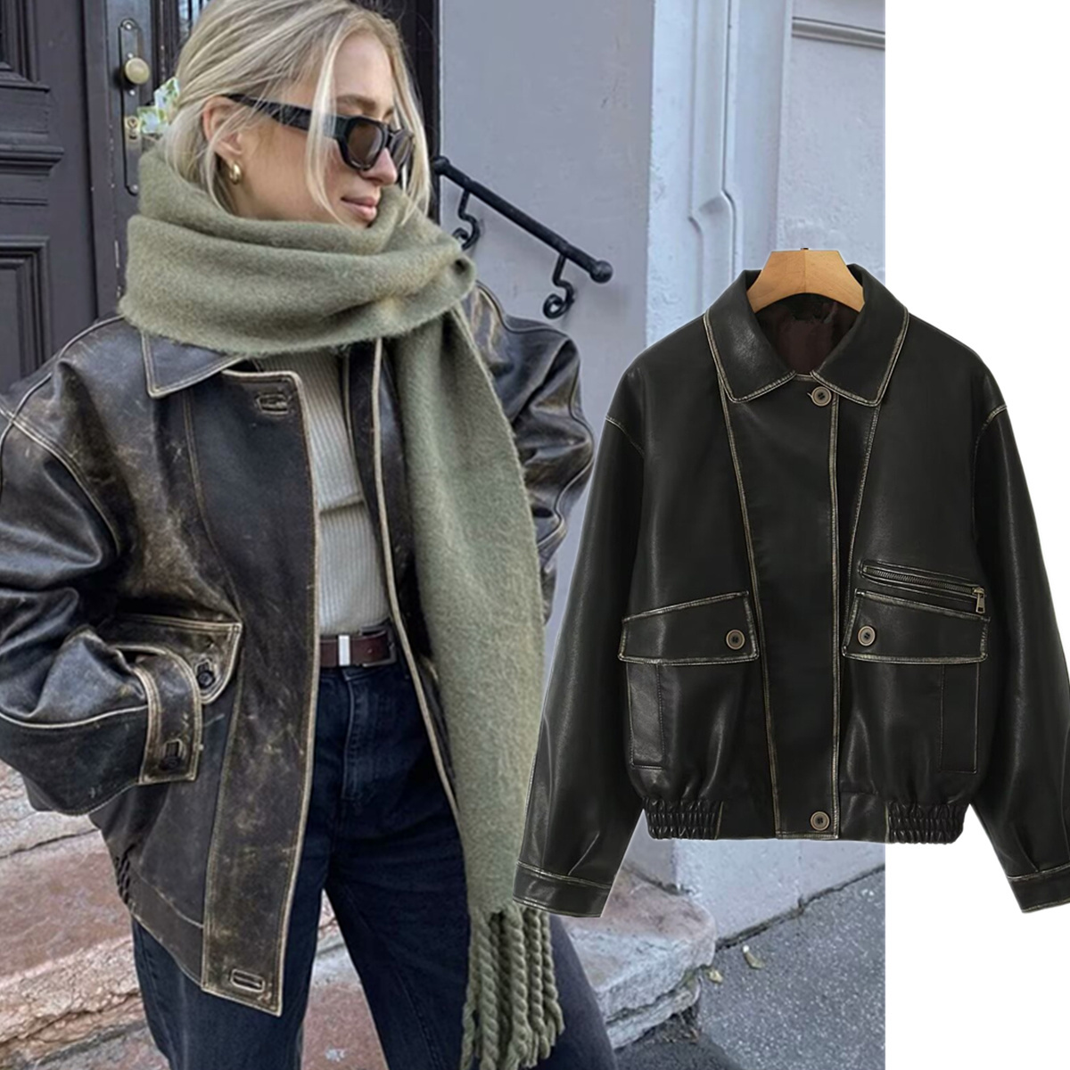 Dave&Di Sonbahar Kış kadın Cek - Vintage Fashion Bloggers incelemesi ve fiyatı
