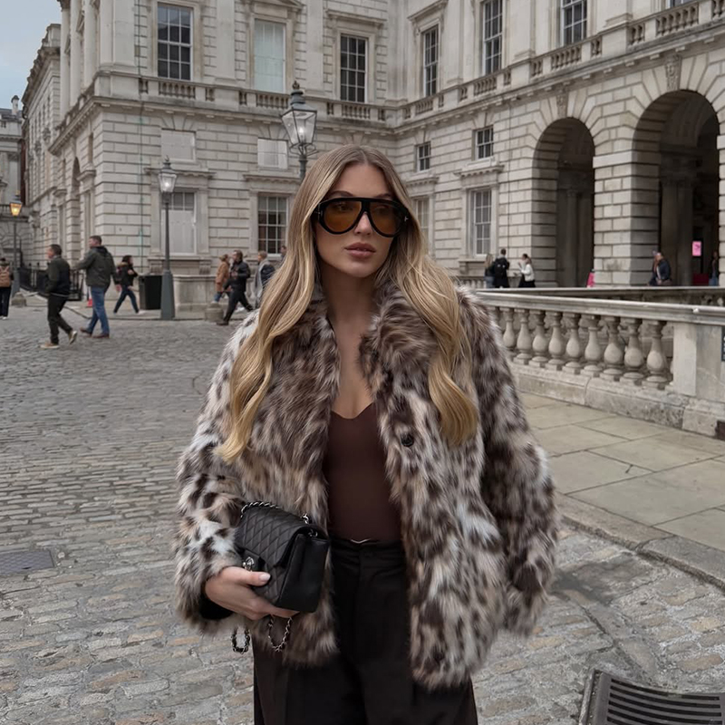 Vintage Şık Leopar Taklit Kürk - Vintage Fashion Bloggers incelemesi ve fiyatı