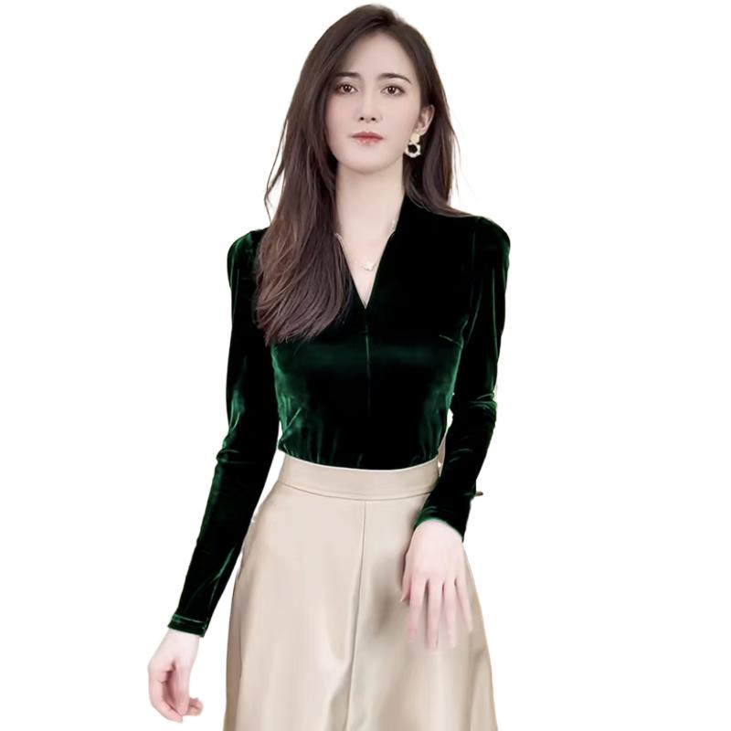 Moda zarif V yaka uzun kollu k - V Vintage Fashion incelemesi ve fiyatı