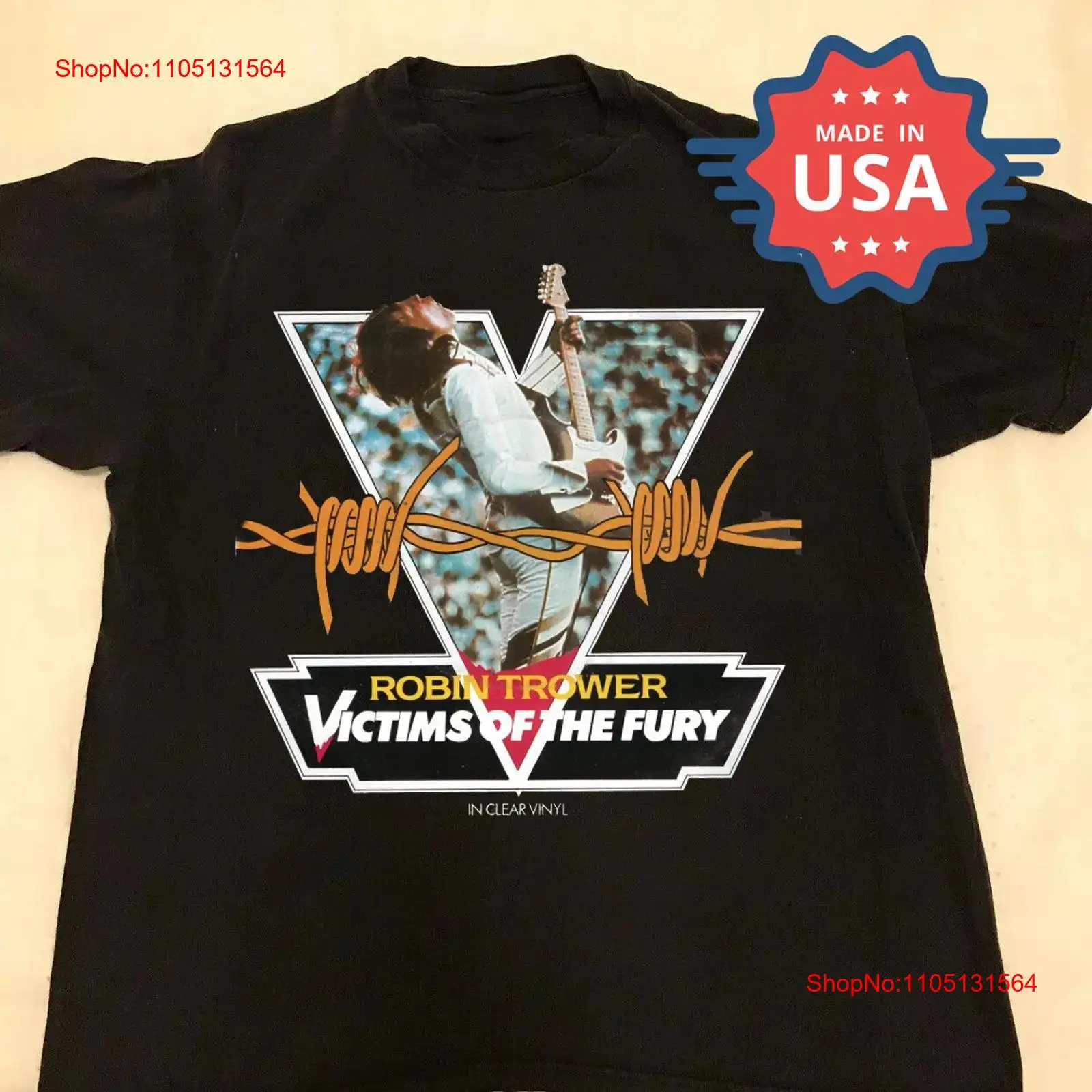 Robin Trower Fury'nin Hedefi T - Vintage Fashion Victim Shirt incelemesi ve fiyatı