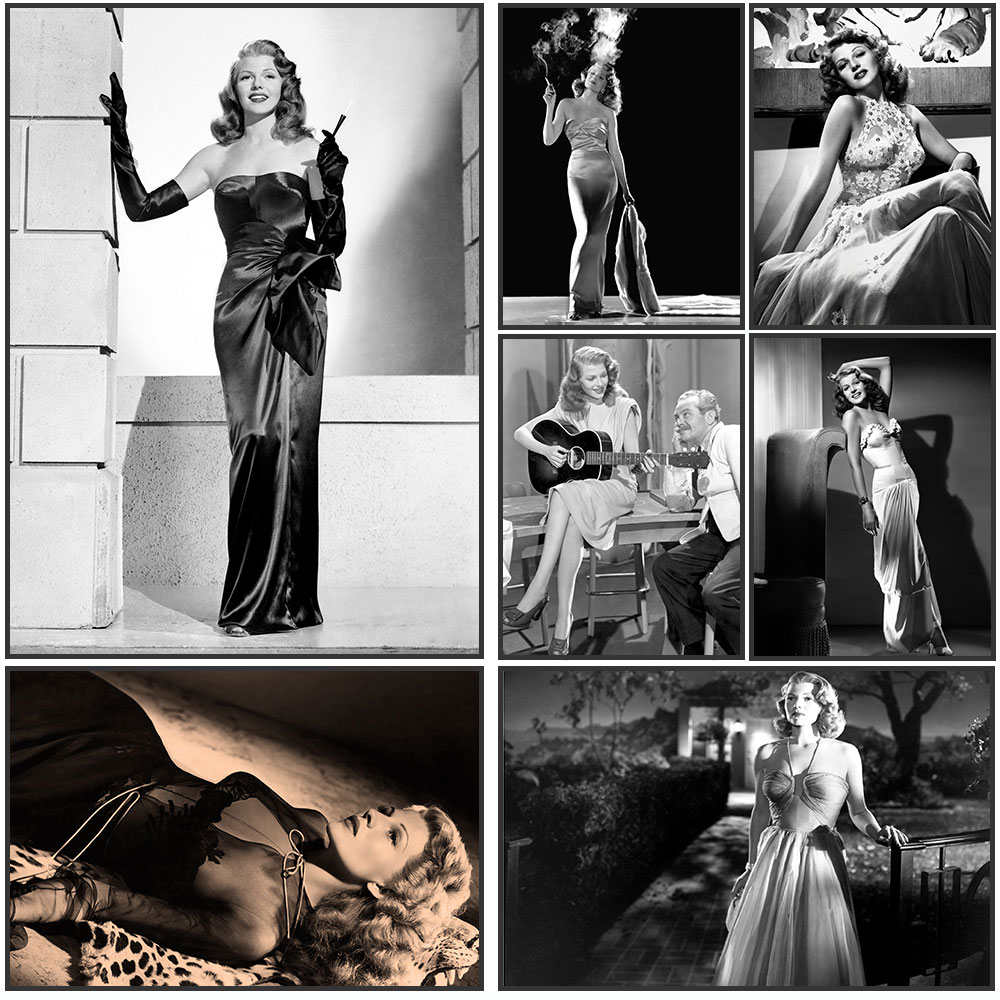 Rita Hayworth Posteri,Siyah Be - Vintage Fashion Photography incelemesi ve fiyatı